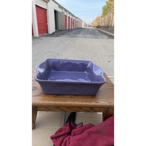 Rachael Ray Purple 9x9 Stoneware Baker Square Casserole Baking Dish